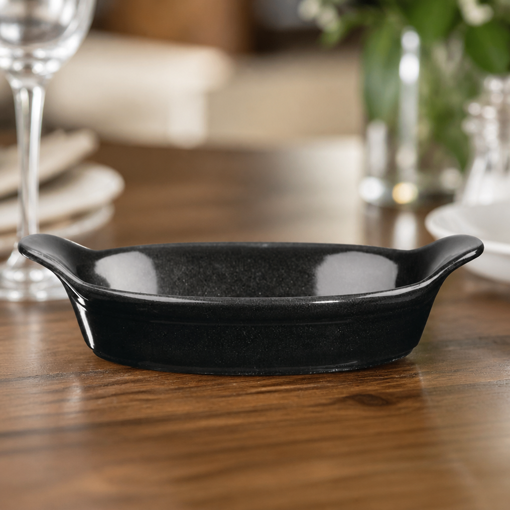 Large Round Eared Dishes 175mm 590ml Commercial Catering Set