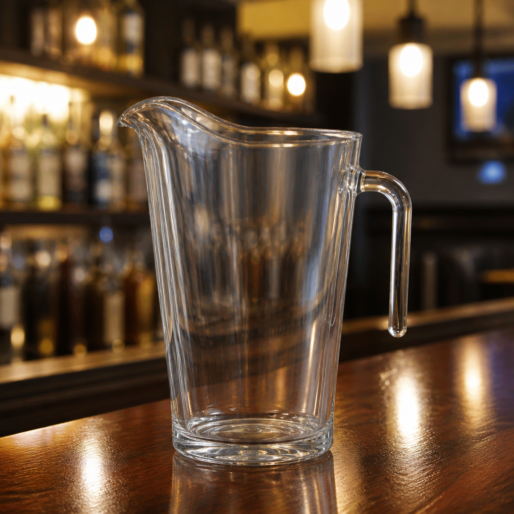 Commercial Plastic Jug 3 Pint Capacity 6 Pack Stain Resistant