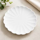 Commercial Scalloped Starter Plates White 175mm 6 Pack