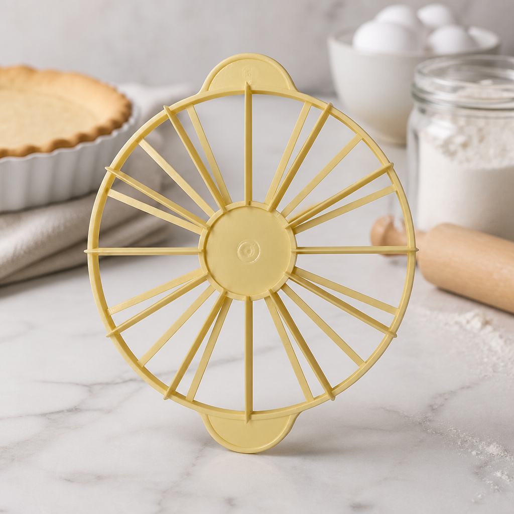 Commercial 12-Piece Tart Divider with Handles for Pastry Cutting