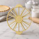 Commercial 12-Piece Tart Divider with Handles for Pastry Cutting