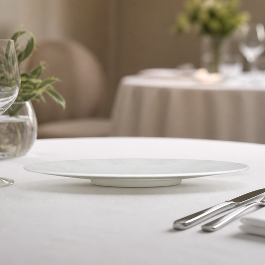310mm Frost Plates - 6 Pack for commercial dinnerware