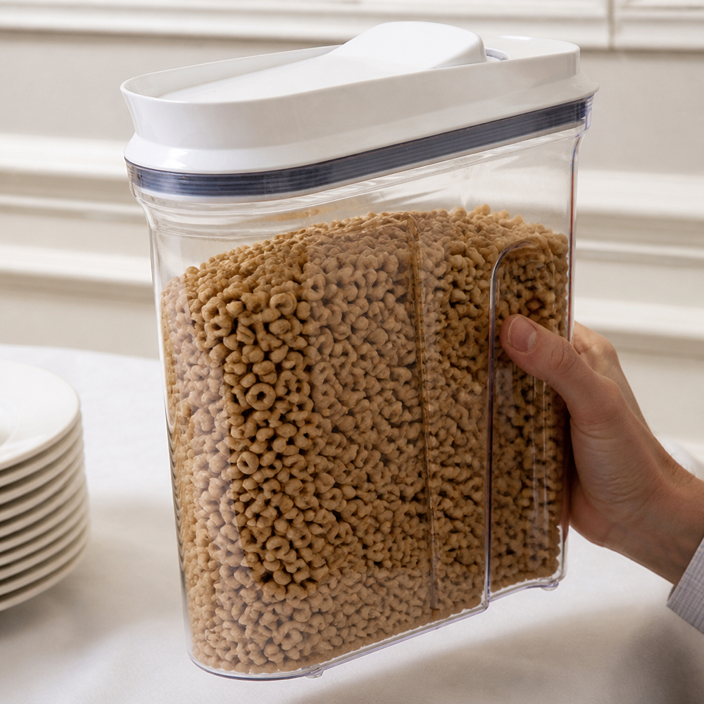 3.2Ltr Commercial Cereal Dispenser with One Handed Operation