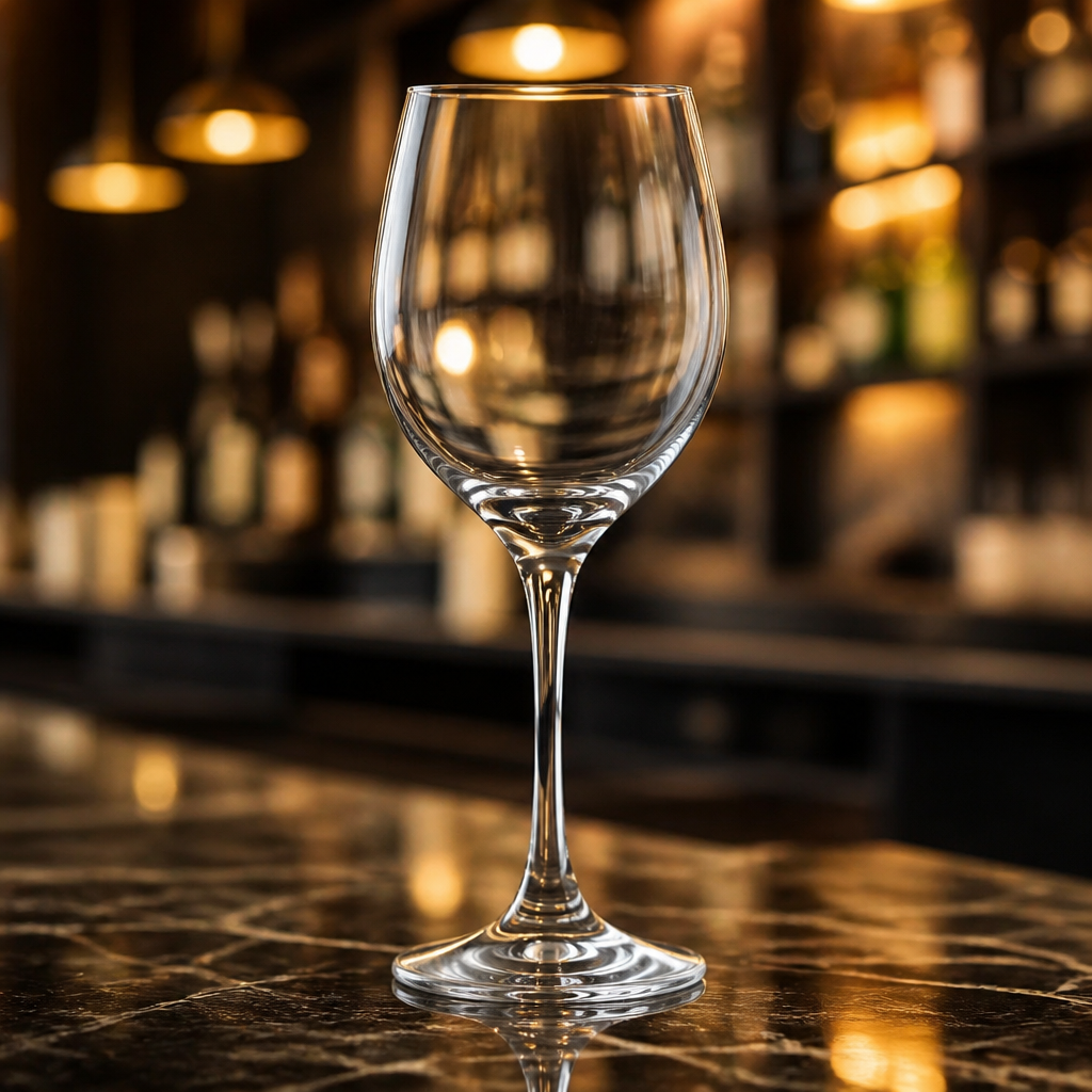 Commercial wine glasses 550ml clear soda lime - 12 pack