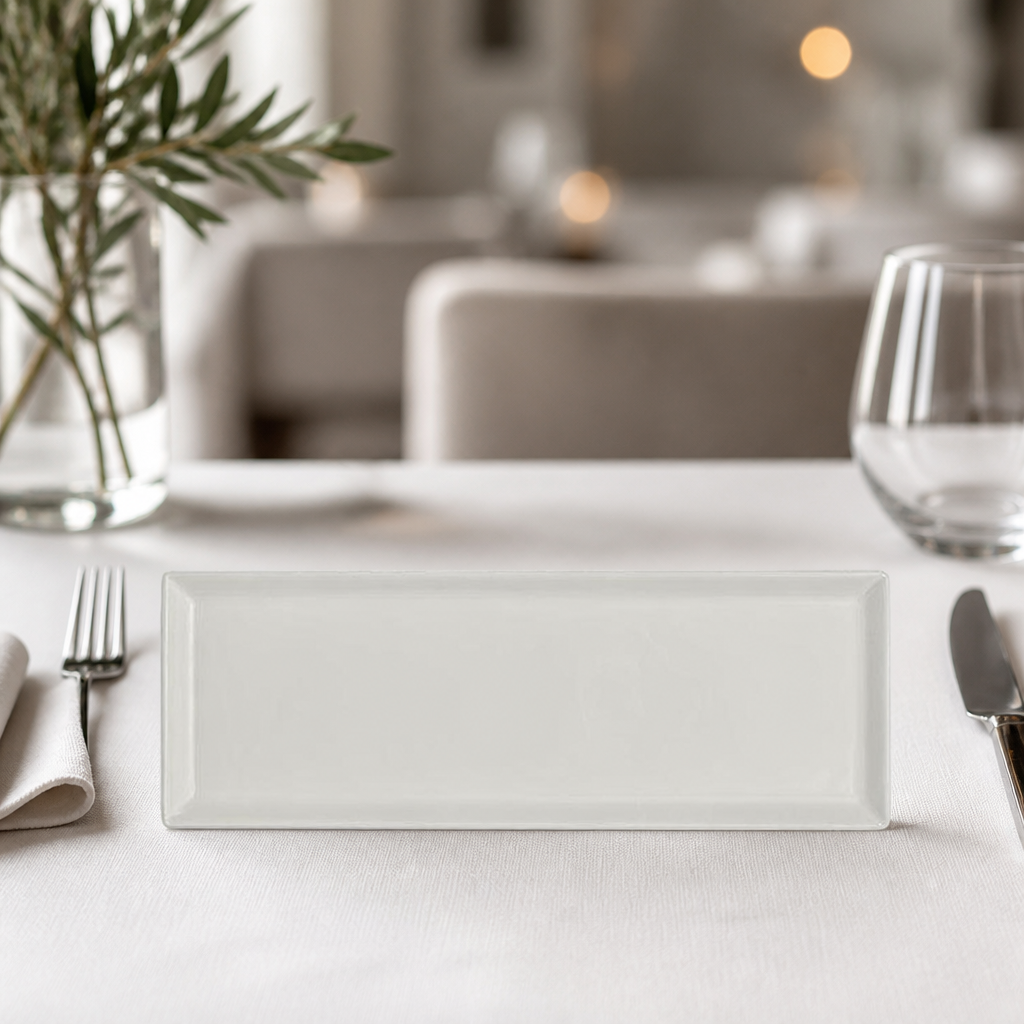 Commercial Rectangular Trays 284x102.5mm 12 Pack