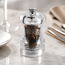 Acrylic Pepper Mill 85mm Clear Commercial Salt And Pepper Grinder