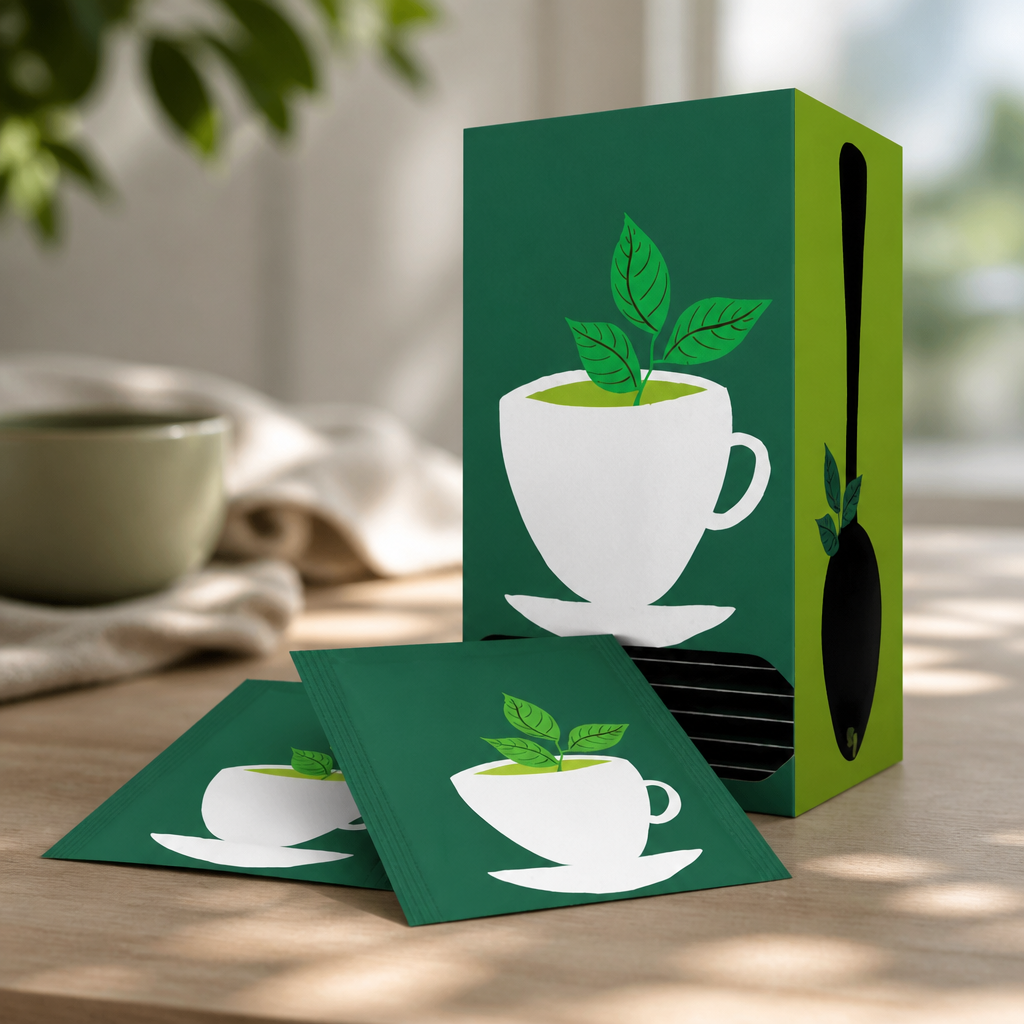 Fairtrade Organic Green Tea Bags 150 Count Catering Supplies