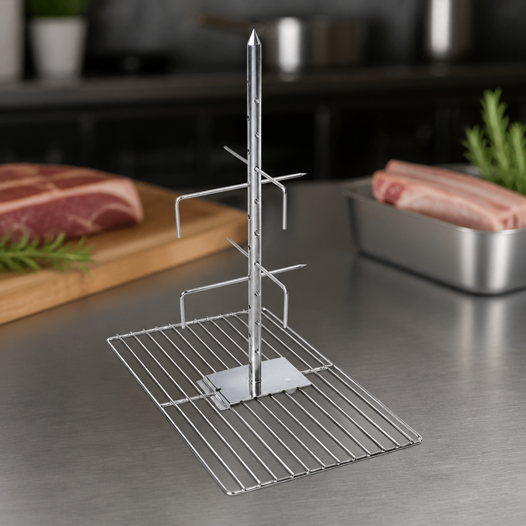 Commercial Spit Roast Skewer for 30 kg Lamb and Suckling Pig