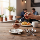 Premium Dessert Spoon Set of 12 - Durable Stainless Steel with Elegant Design for Everyday Use