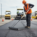 Professional Heavy Duty Asphalt Rake with 16 Round Teeth and Wooden Handle for Efficient Tarmac Work