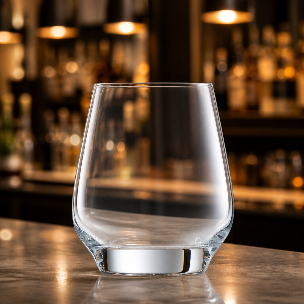 Commercial whisky glasses 320ml heavy base tumblers 24 pack