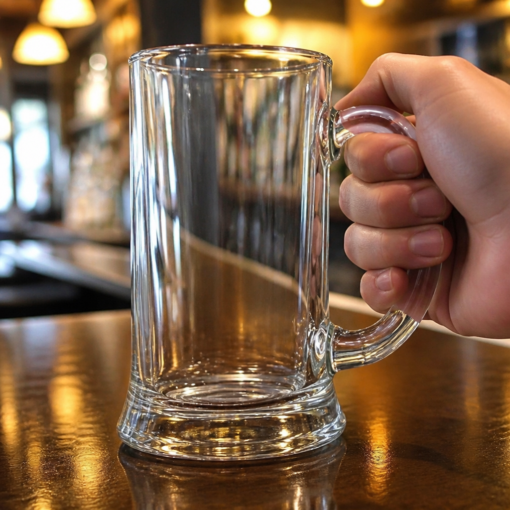 Commercial Glass Tankards 570ml CE Marked 6 Pack