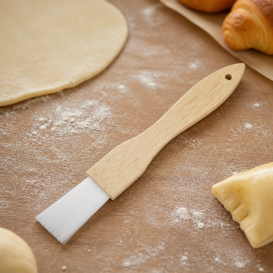 Commercial Wooden Handle Pastry Brush 25mm for Baking