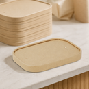 Commercial Recyclable Paper Lids for Takeaway Containers 300 Pack