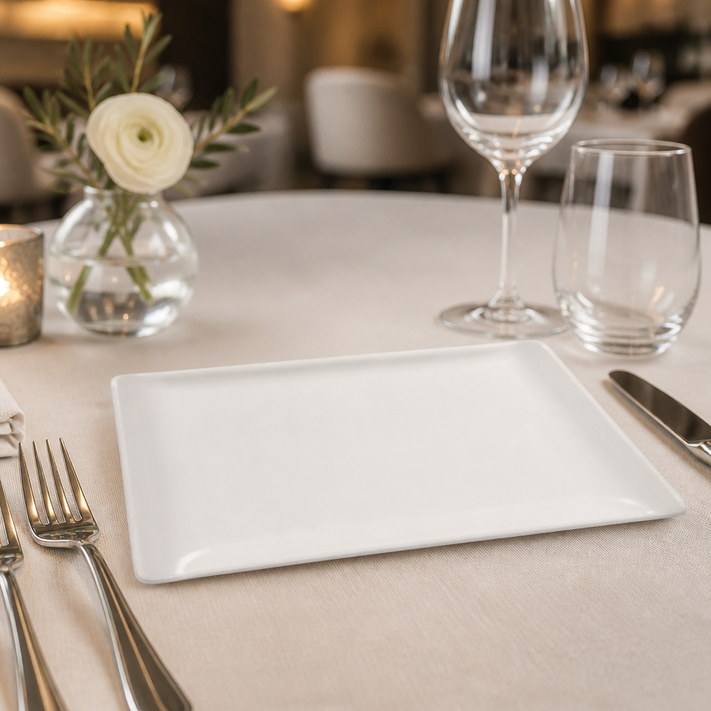 Commercial 170mm porcelain trays 6 pack
