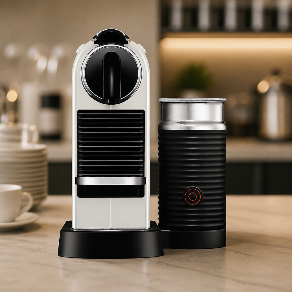 Commercial Pod Coffee Machine with Automatic Milk Frother