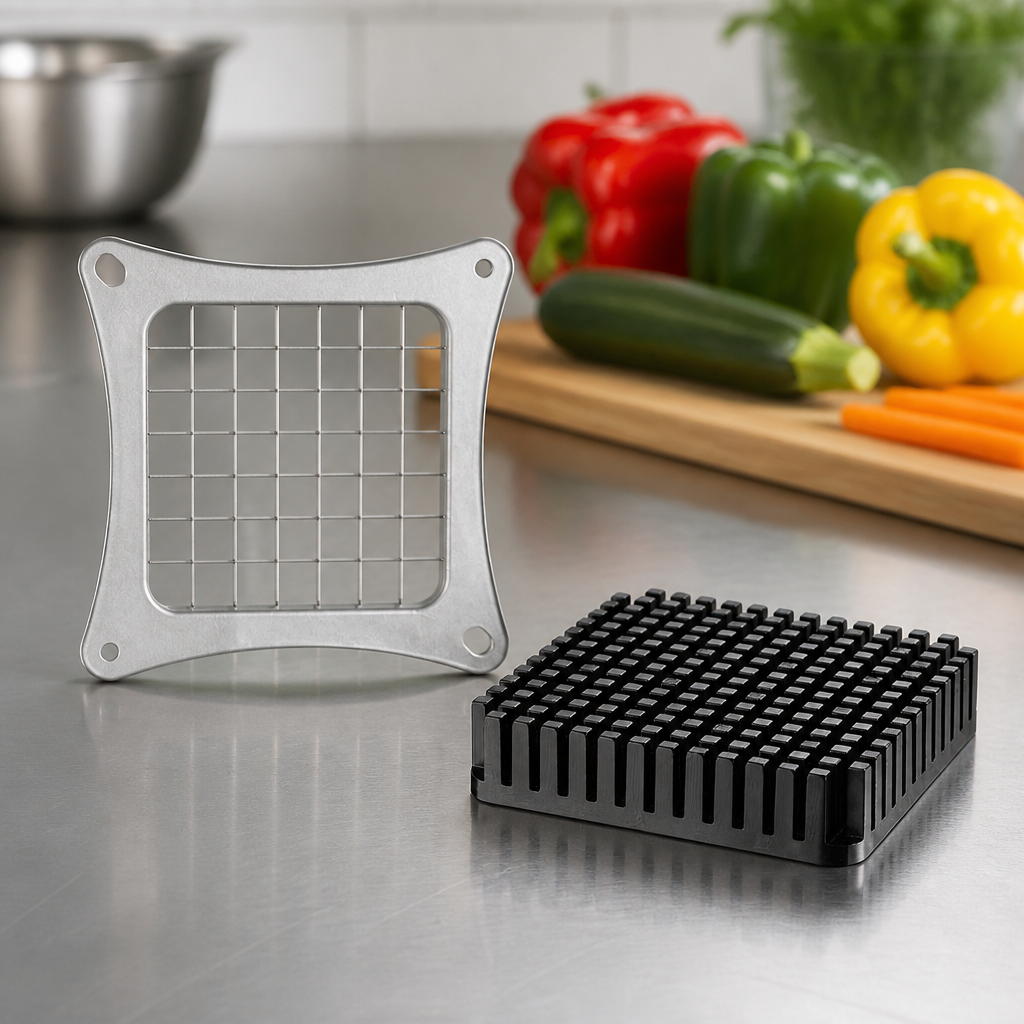 Commercial Vegetable Dicer Spare Blade and Pusher 12.5mm