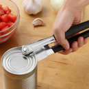 Handheld Can Opener with Rubber Grips for Easy Use