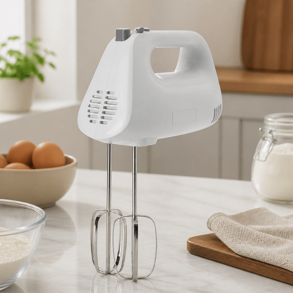 Commercial Hand Mixer 1.05kg Capacity Plastic Design