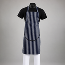 Commercial Butchers Stripe Pocket Bib Apron 710x960mm