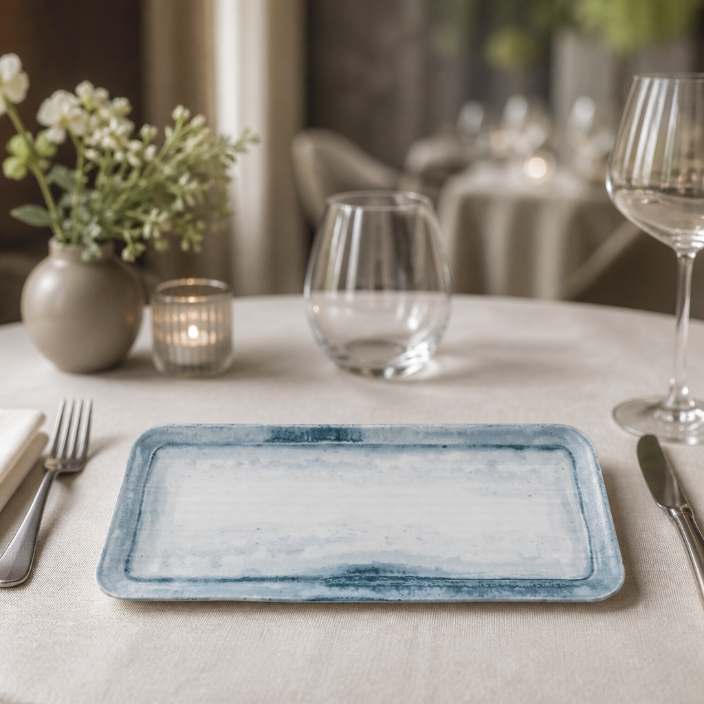 Commercial Coupe Plate 338x155mm Finca Design 6 Pack