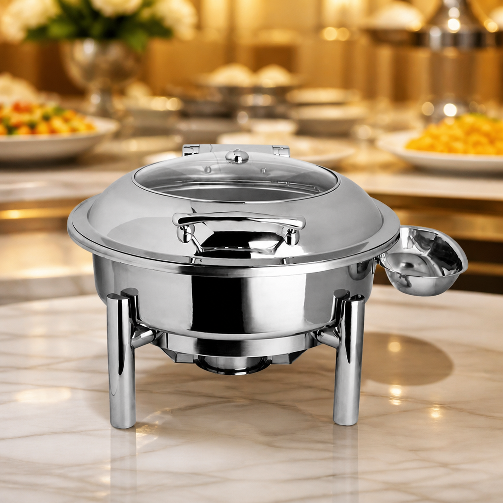 Commercial Round Chafing Dish Stand 286x165mm