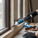 Premium Multi-Purpose Acetoxy Silicone Sealant with Fungicide - 275ML Brown for General Use