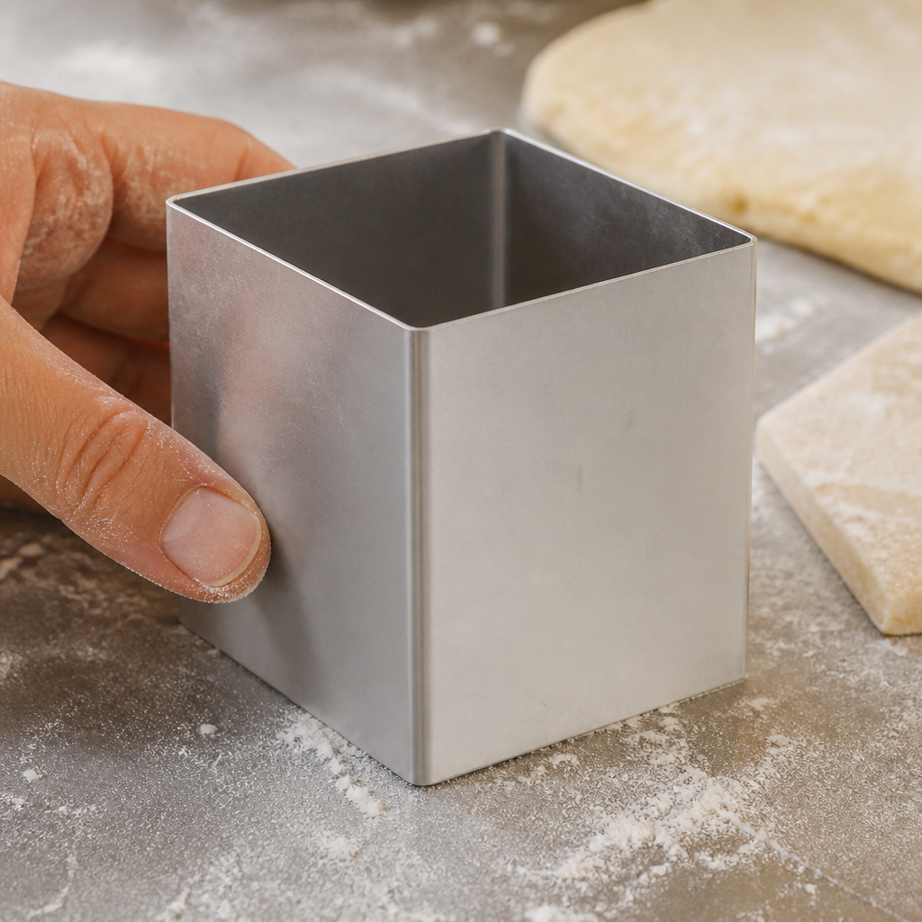 Commercial Square Mousse Ring 60mm Deep Plating Mould