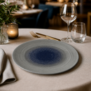 Commercial Stonecast Aqueous Deep Coupe Plates Grey 239mm 12 Pack