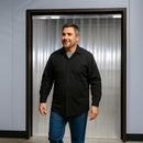 Frosted PVC Strip Curtain Hook On – Privacy & Light Diffusion