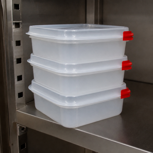 1.7Ltr Commercial Food Storage Containers 4 Pack Polypropylene
