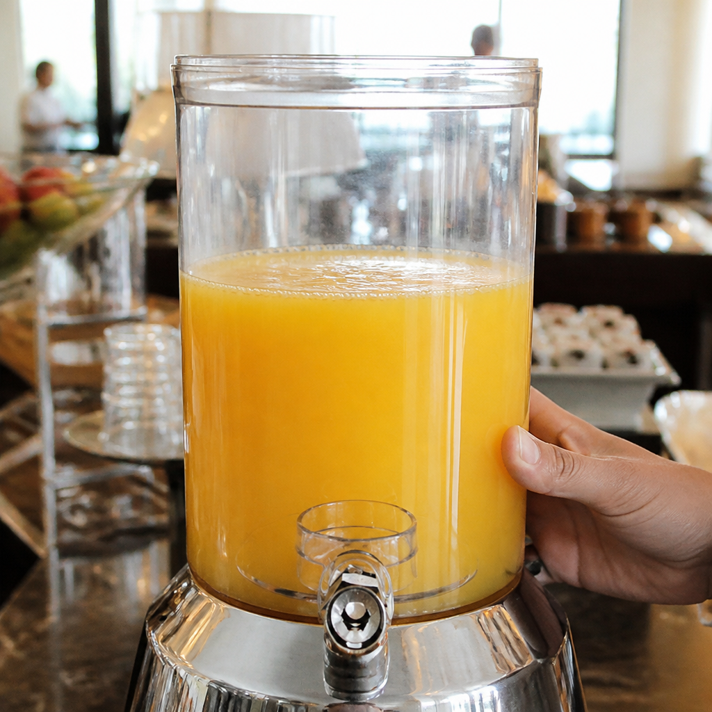 Plastic Juice Dispenser Body for commercial use