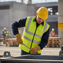 Premium High Visibility Reversible Bodywarmer with Thermal Insulation, Water-Resistant Fabric, and Multiple Pockets for Safety and Comfort