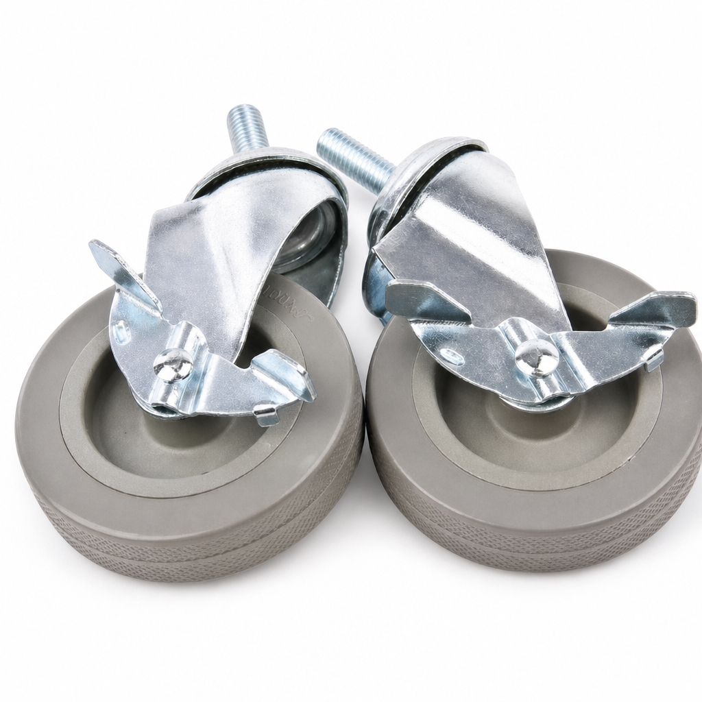 Commercial castors for catering equipment - 2 pack