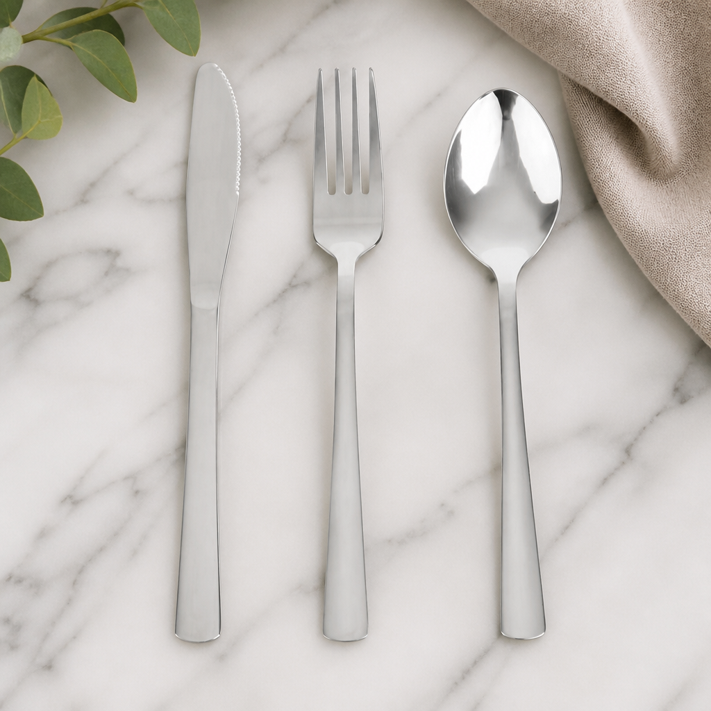 Clifton style cutlery sample set, 3 pack stainless steel