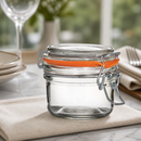 Commercial Preserve Jars 125ml Clear Glass 12 Pack