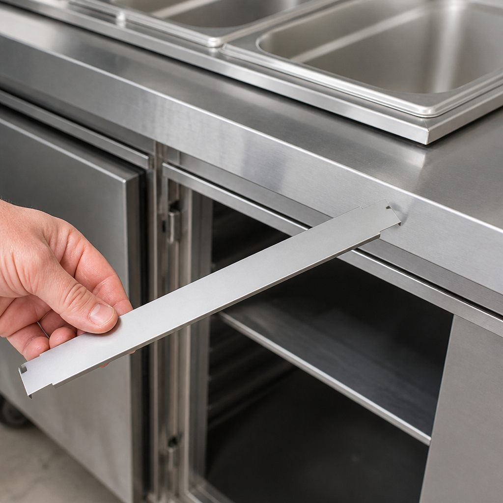Commercial stainless steel pan support 6.5cm high