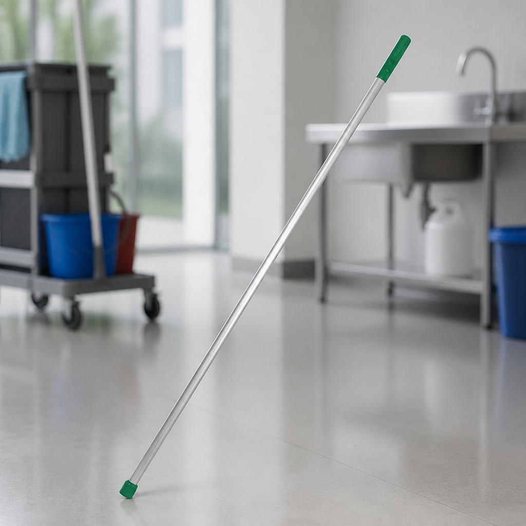 Commercial Colour Coded Interchangeable Handle Green 1370mm