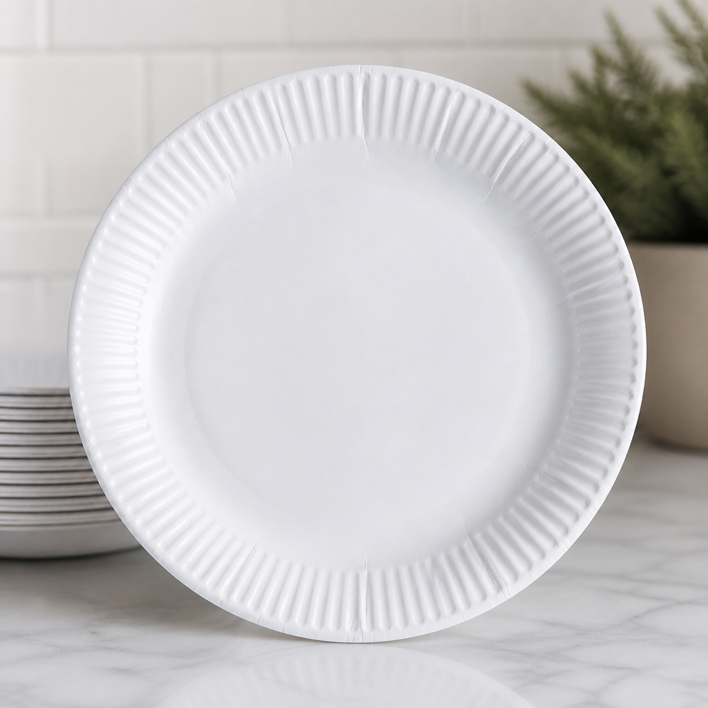 Disposable Paper Plates 229mm - 1000 Pack Catering Supplies
