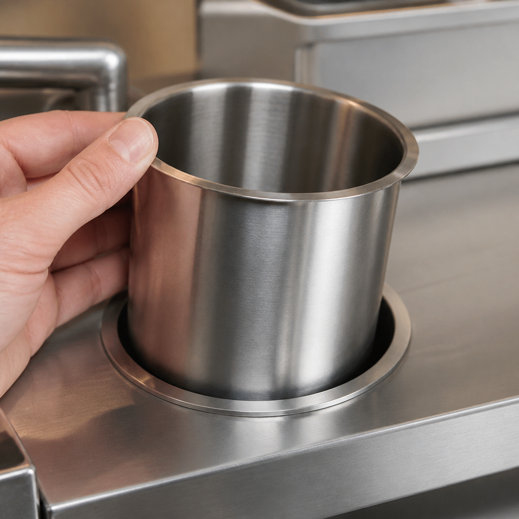 Stainless Steel Inner Pot for Commercial Catering Equipment 260mm
