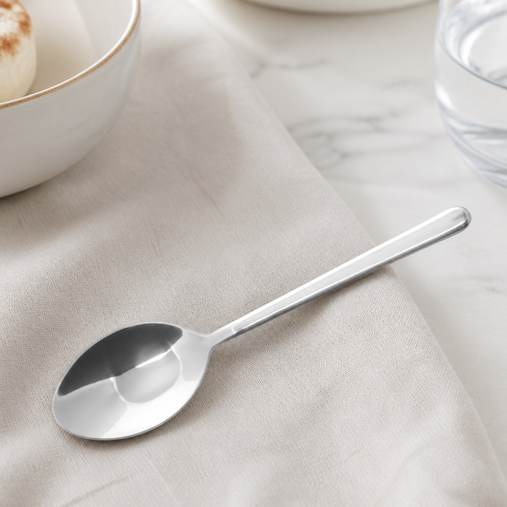 Commercial Dessert Spoons 12 Pack 188mm Stainless Steel Cutlery