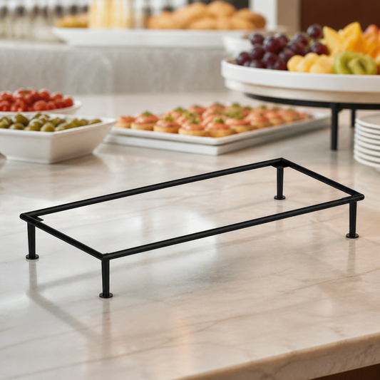 Commercial Riser 610x280x75mm Black Coated