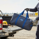 Premium Heavy Duty Holdall Bag with PVC Coating, Adjustable Shoulder Strap, and Dual Zipped Compartments - 65 Litre Capacity