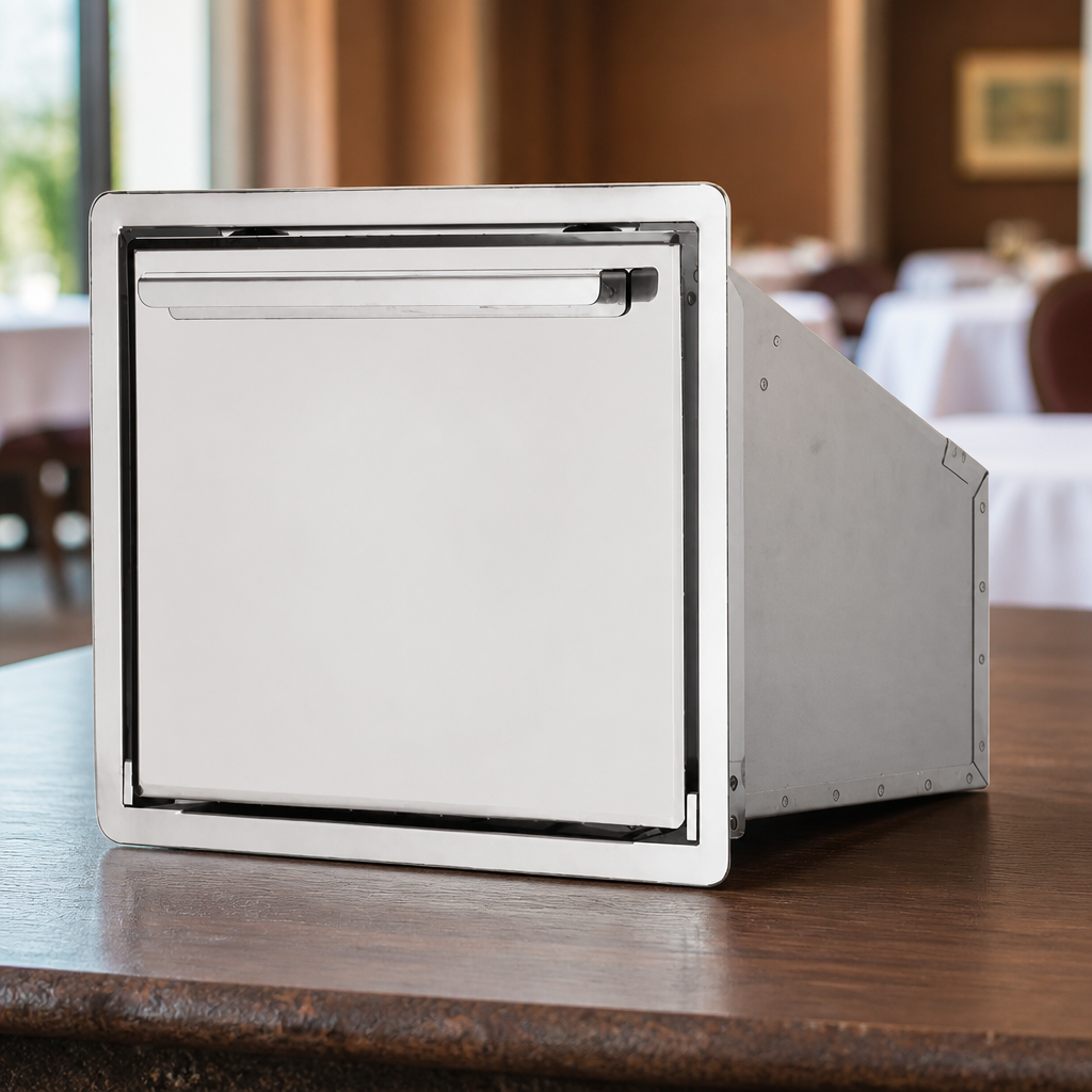 Commercial Stainless Steel Coffee Knockout Drawer 306x383mm
