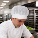 Commercial Unisex Comfy Hat White for Catering and Food Safety