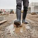 Premium Full Safety Wellington Boots with Steel Toecap and Midsole for Puncture Protection - Available in Sizes 6 to 12