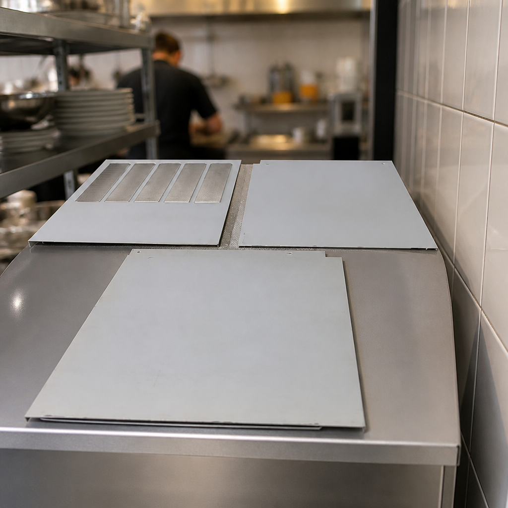 Commercial Ice Machine Top Air Discharge Kit for limited spaces
