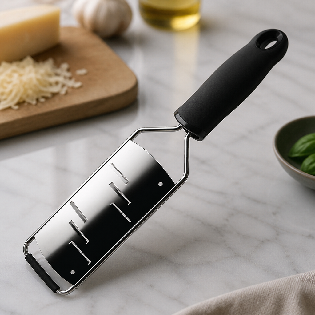 Commercial Kitchen Grater with Ergonomic Handle for Easy Shaving