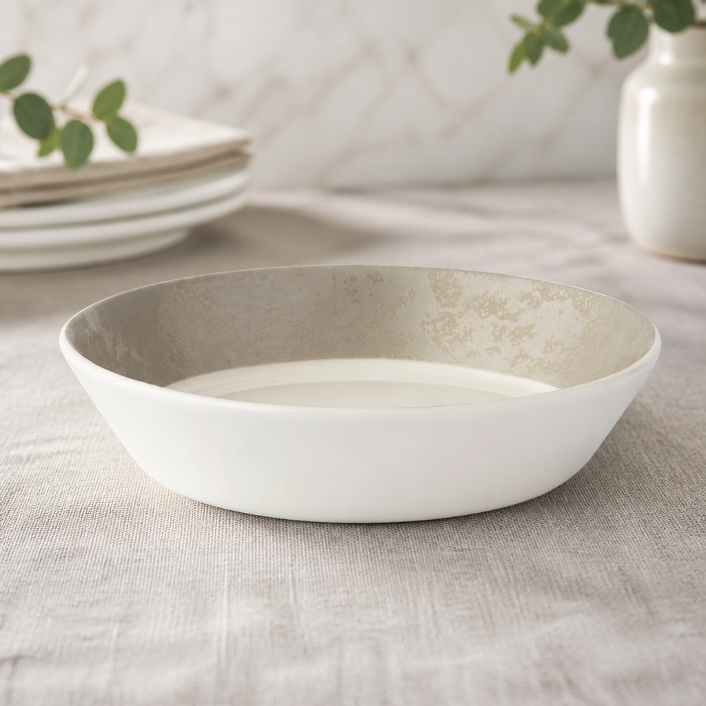 Crushed Velvet Grey Flared Dishes Set for Catering Events