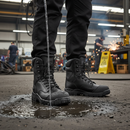 Premium Waterproof Composite Toe S3 Safety Boot with Side Zip, Certified EN ISO 20345:2011 S3 HRO WR SRC